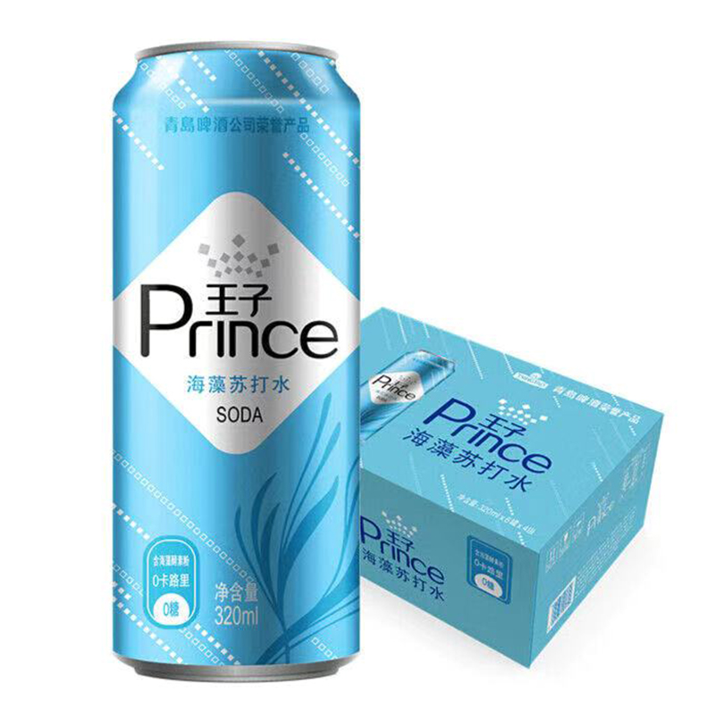 青岛啤酒王子苏打水味能量气泡水
