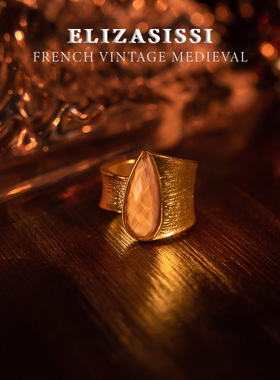 青岛中古vintage 24真金电镀工艺欧美时尚戒指气质精致通勤简单