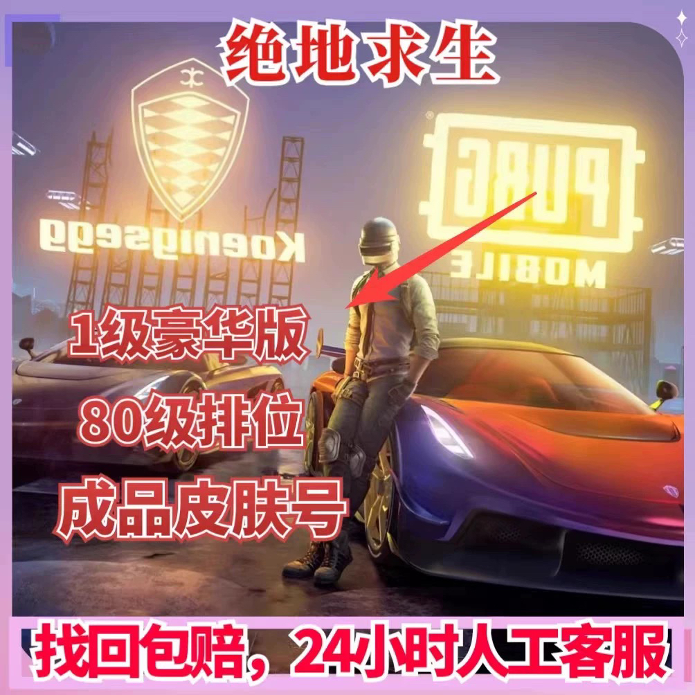 绝地求生80级皮肤号可排位成品号
