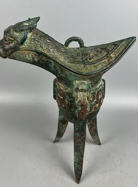 仿古做旧铜摆件工艺青铜器