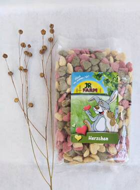 现货德国JR Farm仓鼠金丝熊花枝鼠兔子蔬菜爱心磨牙饼零食