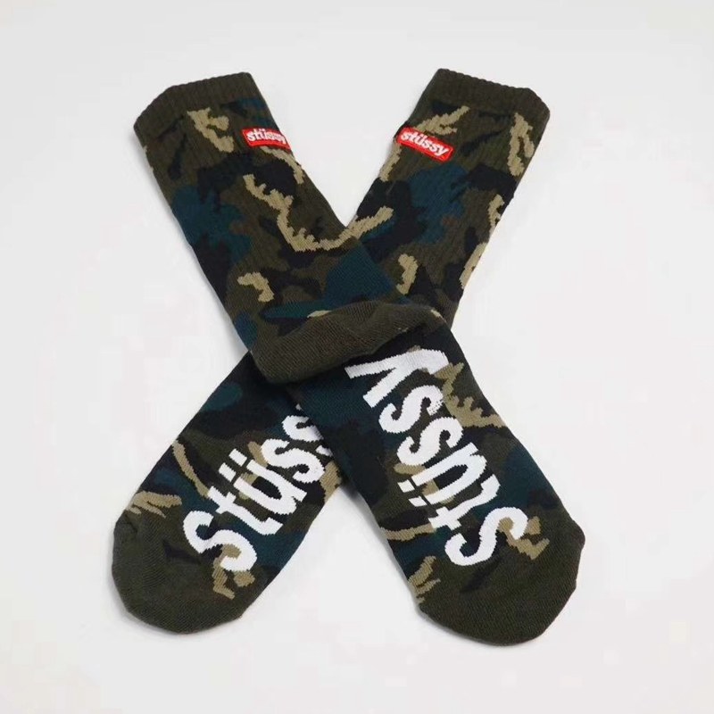 潮牌袜 STUSSY 黑白拼接 短袜 袜子 Mesh Knee-high Socks男女款|ruв категории движение/йога/фитнес/фанаты товаров, баскетбол, баскетбол носки - от Buy2taobao.com для оказания профессиональной услуги покупки агента Taobao