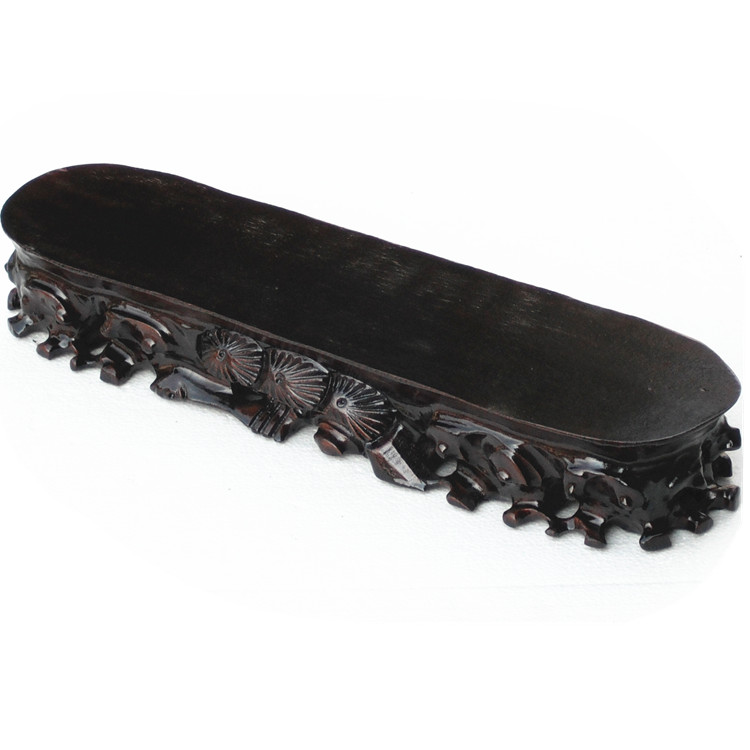 扁长型可挖槽厂家复古风奇石底座