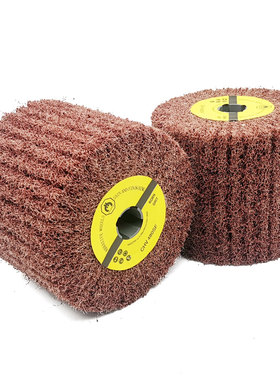 金士伯KINGSPEAR红粗拉丝轮手提拉丝机用进口拉丝轮120*100*19mm