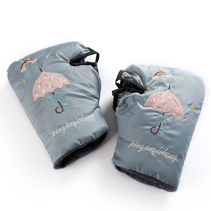 冬季电动摩托车保暖棉自行车加绒