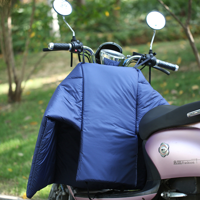 小型保暖加厚冬季电动车挡风被