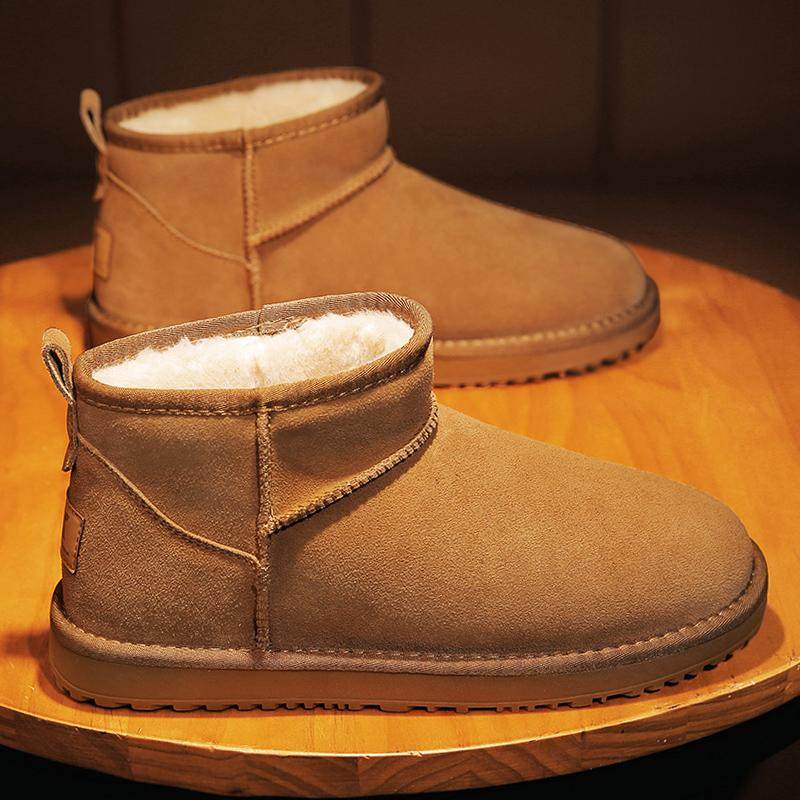 冬季新款男鞋45宽松大码面包鞋46皮毛一体雪地靴48加绒保暖棉鞋49,流行男鞋,时尚雪地靴,淘宝优惠券,粉丝福利购,淘宝优惠卷