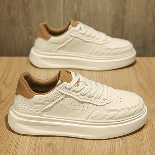 新款 2026春季 男鞋 46加宽加肥鞋 子47百搭小白鞋 运动休闲板鞋 大码