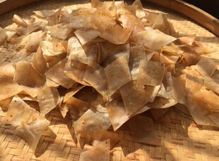 包邮新品 建阳特产虾片 农家自晒零食小吃点心自己炸香脆辣2斤