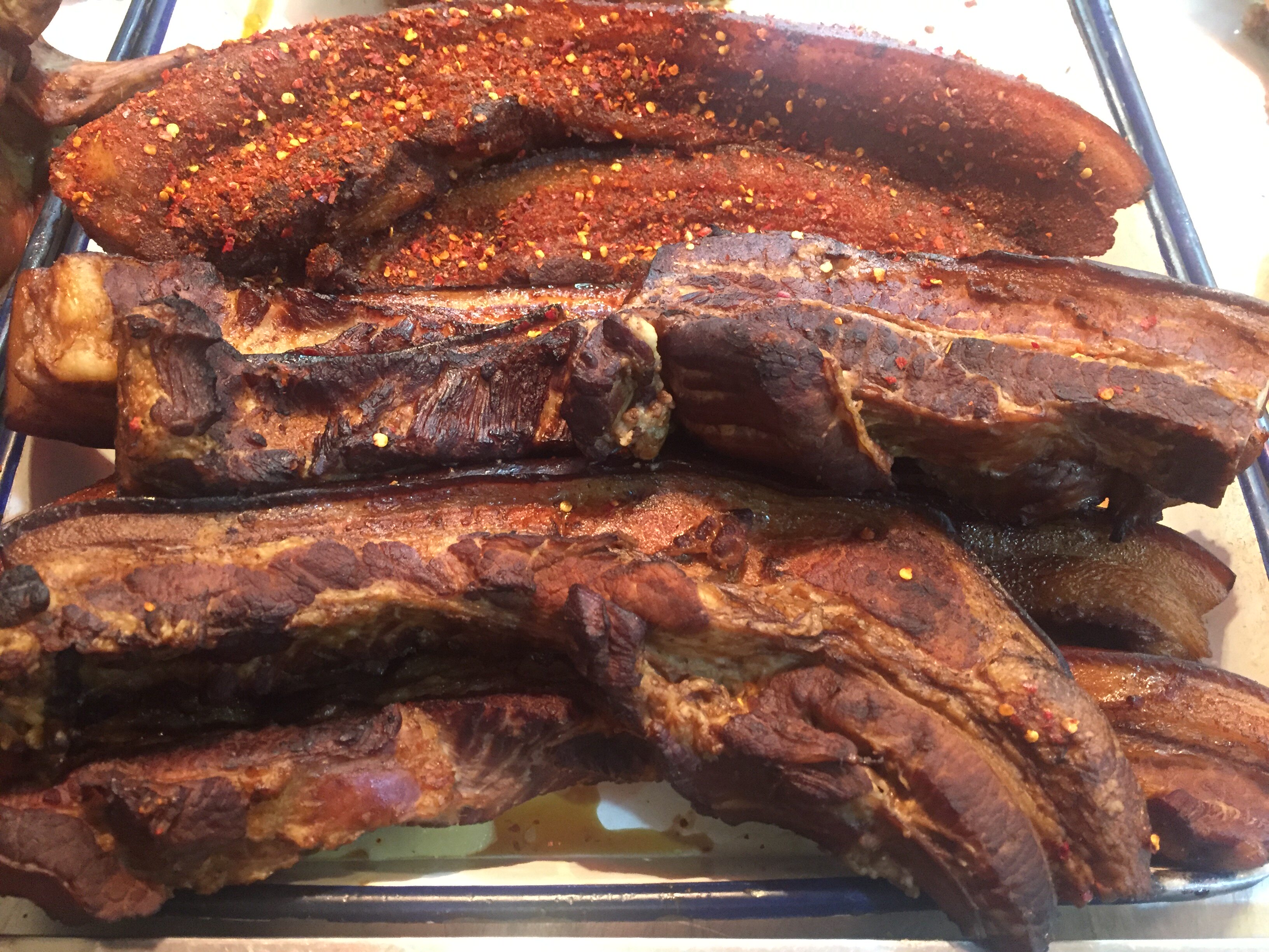 熏肉农家烟熏五花肉建阳特产小吃下酒菜每天现熏咸辣味 500g