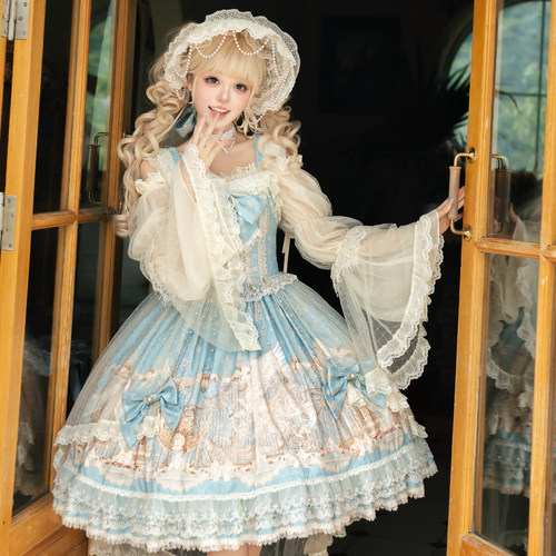 华夏喵华丽少女正版Lolita连衣裙