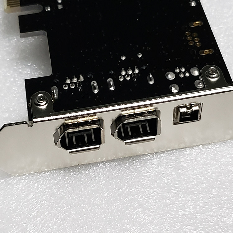 새로운 PCIE1X USB1394 캡처 FIREWIRE 카드 통해 칩 데스크탑 컴퓨터 DV 고화질 비디오 카드
