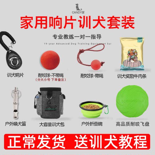快速训犬神器马犬响片训练套装