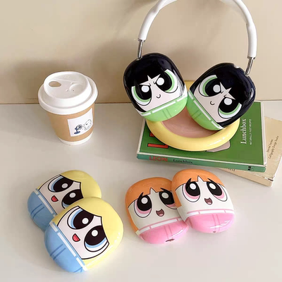 可爱飞天小女警适用于苹果AirPods max保护套头戴式耳机保护套apm女Apple AirPods Max无线蓝牙头戴式耳机壳