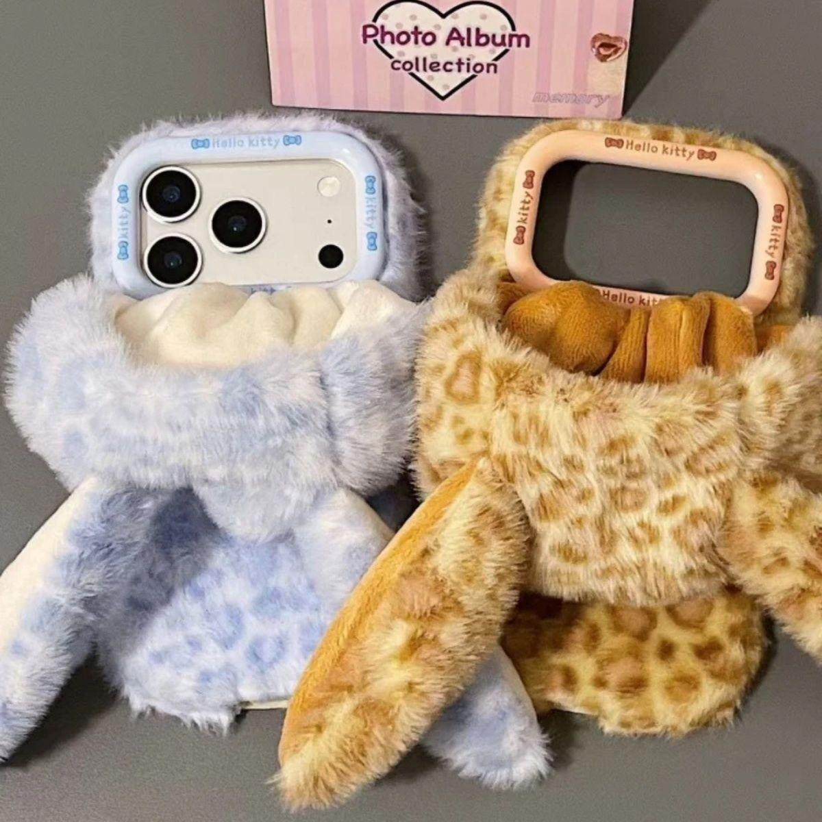 秋冬可爱毛绒豹纹帽子兔适用于17pro/16promax手机壳苹果15/1413,3C数码配件,手机保护套/壳,淘宝优惠券,粉丝福利购,淘宝优惠卷