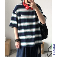 Tide, летняя трендовая японская футболка, короткий рукав, в корейском стиле, оверсайз
