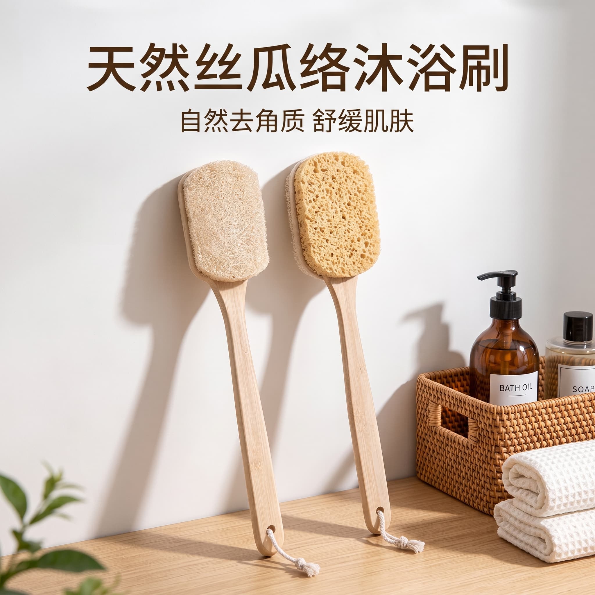 丝瓜络沐浴洗澡刷丝瓜瓤浴擦图片