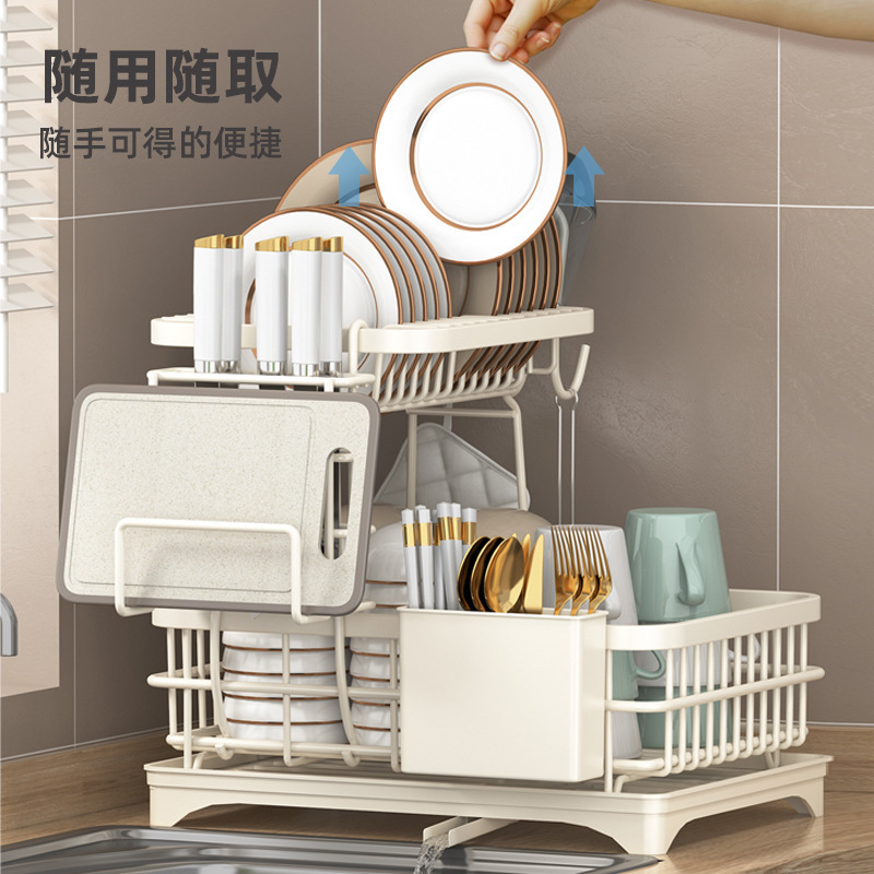 厨房碗架置物架多层收纳架自排水