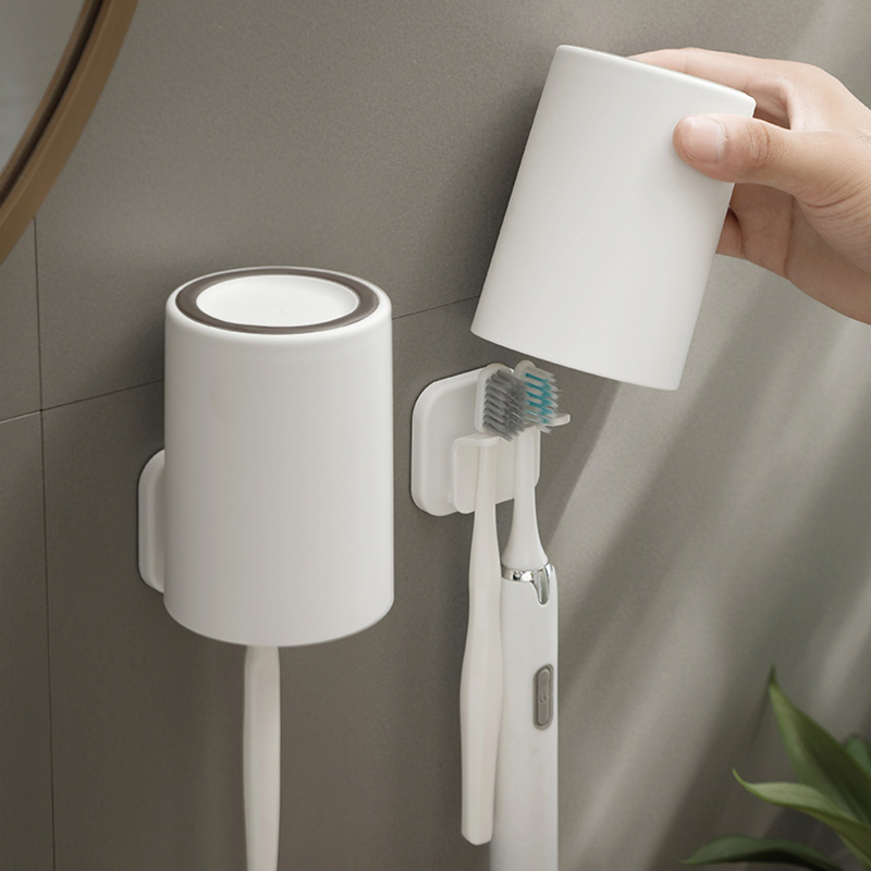 北欧风喝水家用塑料刷牙杯