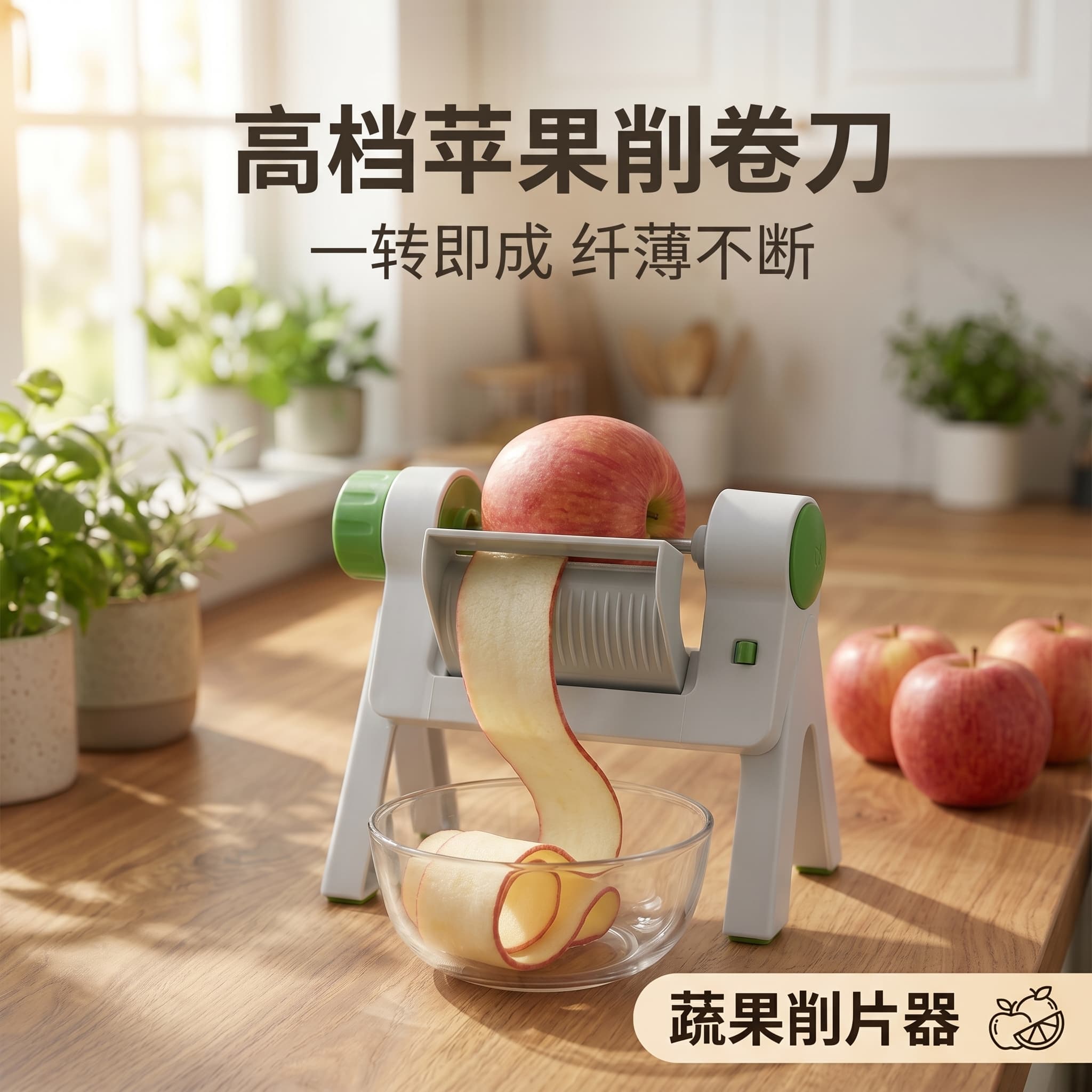 黄瓜萝卜卷片器萝卜切片器雪梨切片多功能蔬果切片机创意厨房用具