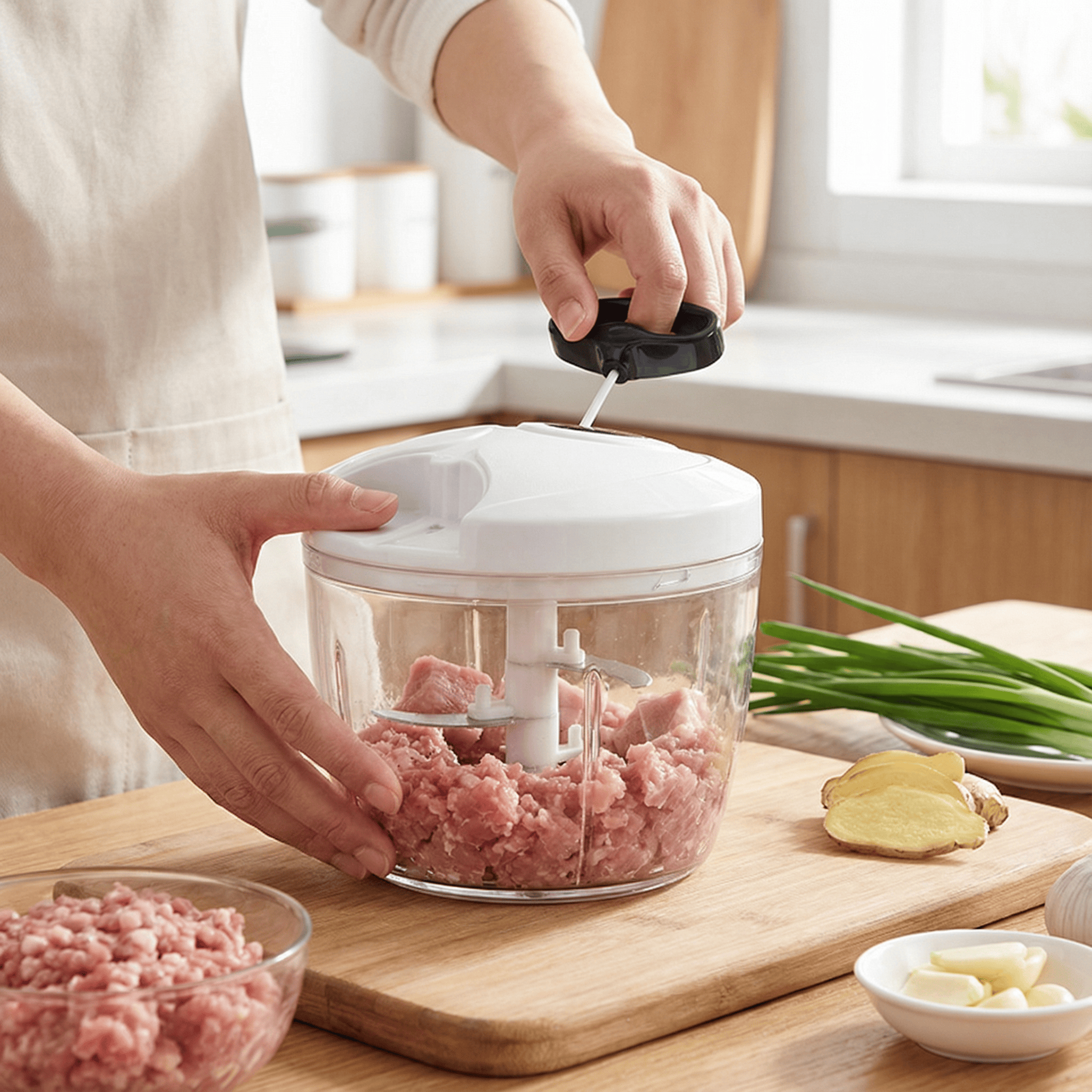 多功能手动拉蒜器家用蒜泥饺子馅肉沫小型绞肉机土豆泥辅食机家用,厨房/烹饪用具,多功能切菜器,淘宝优惠券,粉丝福利购,淘宝优惠卷