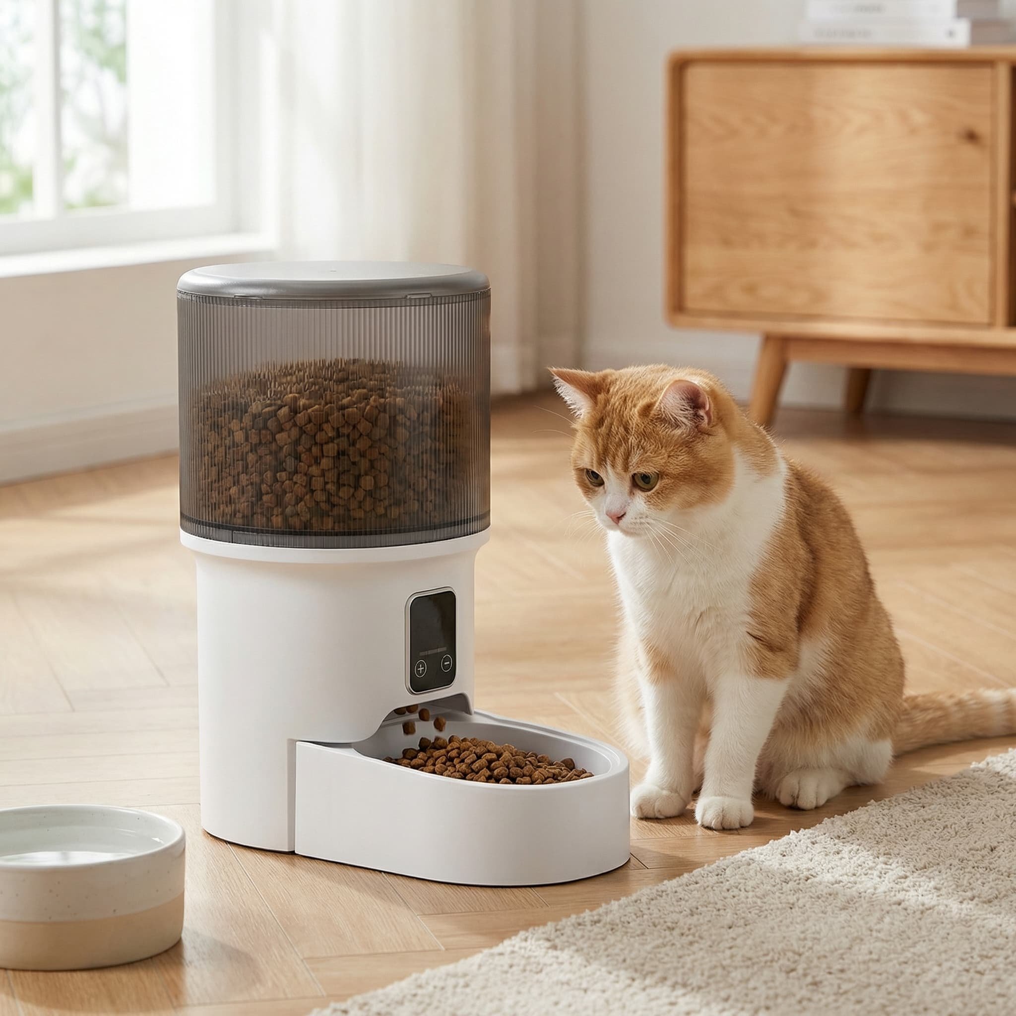 宠物智能自动喂食器智能款手机定时定量远程投食猫狗盆涂鸦大容量,宠物/宠物食品及用品,宠物智能碗,淘宝优惠券,粉丝福利购,淘宝优惠卷