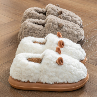 慈溪棉拖鞋女士居家用冬天室内家居防滑春秋毛毛绒保暖情侣冬季男