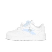 定制球鞋 安踏 ANTA 蝴蝶蓝多巴胺液态蝶情侣低帮板鞋 男女同款