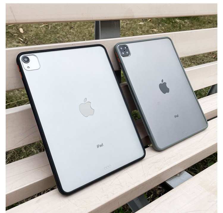 磨砂2022ipadpro11寸保护套A2377平板透明ipadmini7硬壳迷你六mini6苹果2018无盖外壳A1980加厚抗弯亚克力底