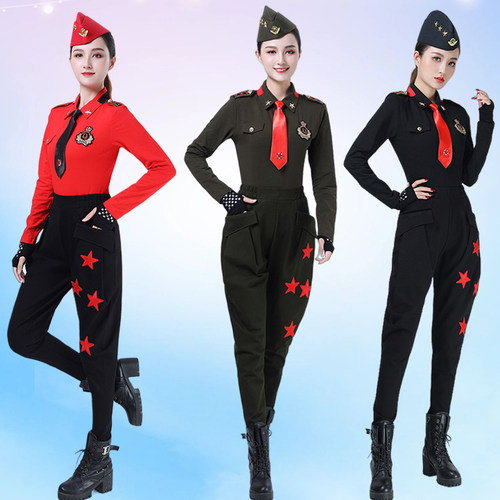 水兵舞服装女士新款广场舞两件套