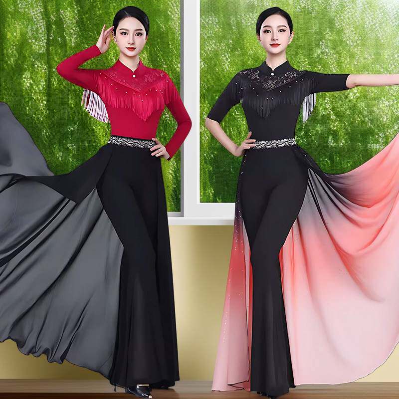 时尚形体服女套装礼仪训练走秀衣服导师仪态型体演出现代舞蹈服装