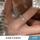 suzyacc kr香香风合成锆石花朵仿珍珠戒指食指戒轻奢高级感指环