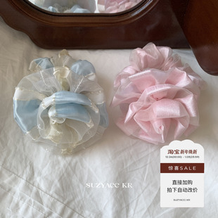 复古少女礼物花朵发圈网红气质温柔布艺发饰 任选4件 99元