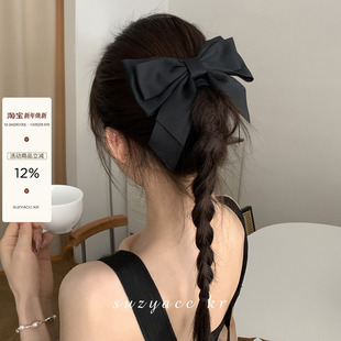 法式 蝴蝶结发夹女2025新款 后脑勺盘发夹 kr韩国Jennie同款 suzyacc