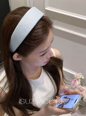 【新品限时2件88折】3.11 20：00小香名媛风亮片宽边海绵发箍