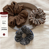 20点秋冬绒面毛呢发圈小肠圈 1.28 新品 限时2件88折