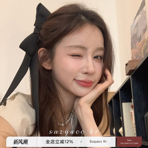 王心凌同款蝴蝶结发夹