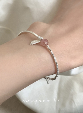 手链草莓纯银suzyacckr
