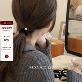 suzyacc kr超好用基础款 金球布圈高弹力不伤发头绳绑头发皮筋发圈