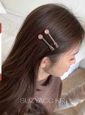 【新品限时2件88折】2.12 20点亚克力圆球发夹