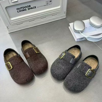 毛毛乐福鞋女款外穿秋冬