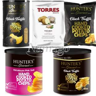 日本直邮TORRES薯片黑松露鱼子酱火腿海盐鹅肝土豆片休闲解馋零食