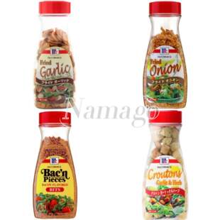 日本直邮YOUKI培根粒炸洋葱炸蒜片面包粒烹饪佐料沙拉配料预制品