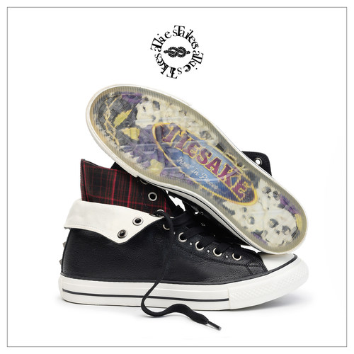 Tiesake 小羊皮模块化水晶底帆布鞋 Lambskin DLC Chucks