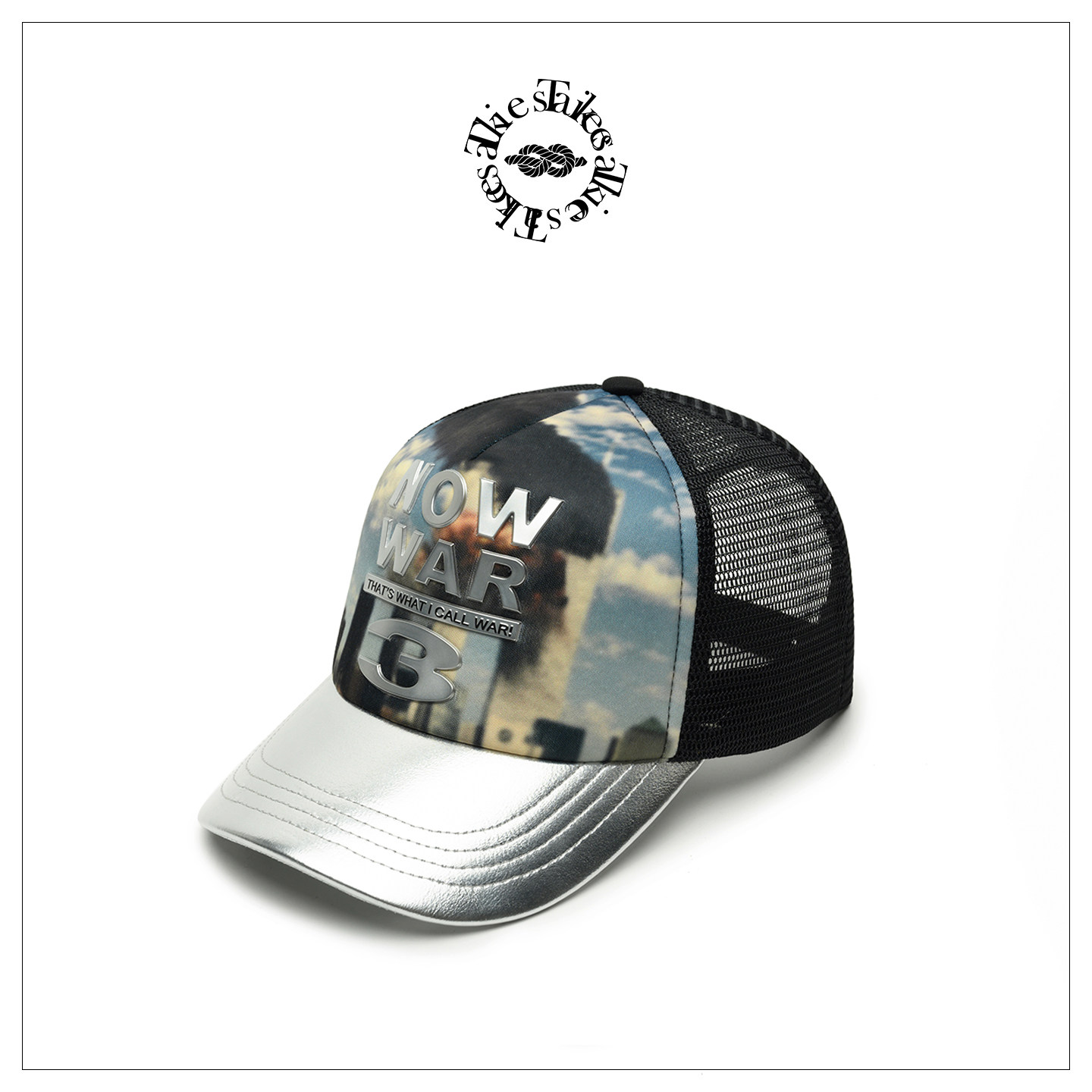 Tiesake 满印立体图案卡车帽Laser Trucker