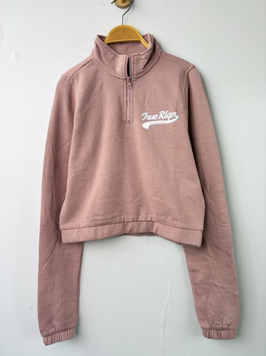 美潮  真实信仰TRUE RELIGION女款半拉链卫衣