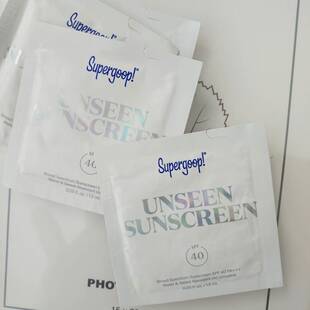 （十片打包）无感supergoop抗氧化防晒霜 SPF40 1.5ml*10