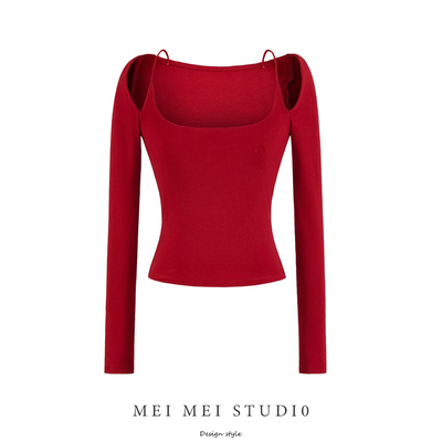 修身显瘦内搭打底衫吊带上衣