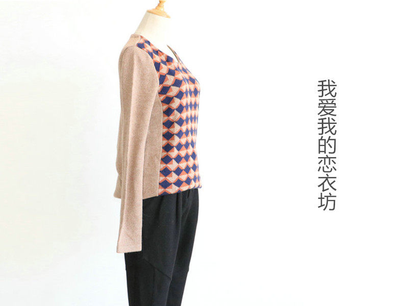 我爱我的恋衣坊安纳苏丝商场撤柜品牌折扣2M832女毛衣秋毛针织衫