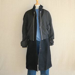 我爱我的恋衣坊商场撤柜专柜正品安纳苏丝秋冬女C748大衣毛呢外套